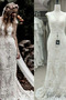 Robe de mariée Dentelle De plein air Romantique Fourreau Sans Manches - Page 4