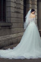 Robe de mariée Tulle Épaule Dégagée Formelle A-ligne Longue Milieu dos - Page 2