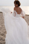 Robe de mariée Asymétrique Romantique Au Drapée Sans Manches Naturel taille - Page 2