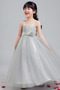 Robe Cortège Fille Tulle Bretelles Spaghetti Sans Manches Nœud à Boucles - Page 4