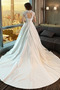 Robe de mariée Norme Salle Hiver Satin Longueur ras du Sol A-ligne - Page 4