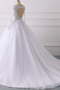 Robe de mariée Grandes Tailles Col en V a ligne Manche Longue Appliques - Page 4