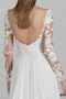 Robe de mariée Manche Longue Sexy Train de balayage Naturel taille - Page 4