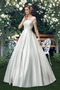 Robe de mariée A-ligne Formelle Manche Courte Satin Col Bateau - Page 3