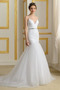 Robe de mariée Dos nu Epurée Sirène Sans Manches Col en V élancé - Page 2