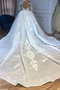 Robe de mariée Manche Longue Manquant Naturel taille Col Bateau Longue - Page 2