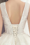 Robe de mariée Perlé Couvert de Dentelle Traîne Royal Col en V - Page 5