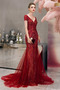 Robe de Soirée Manche Courte Perle Naturel taille Fermeture éclair - Page 3