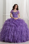Robe de Bal Chaussez Printemps A-ligne Naturel taille Organza - Page 1