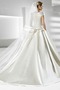 Robe de mariée Fourreau plissé Eglise Satin Avec voile Manche Courte - Page 2