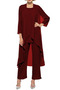 Robe de mère pantalon de costume Luxueux Longueur Cheville Naturel taille Mousseline de soie - Page 3