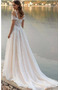 Robe de mariée Naturel taille Poétique Traîne Courte Été aligne Manquant - Page 2