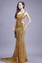Robe de Soirée Sirène Été Perle Norme Naturel taille Une épaule - Page 4