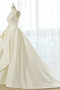Robe de mariée Satin A-ligne Formelle Traîne Longue Lacez vers le haut - Page 4