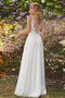 Robe de mariée Mousseline de soie Gaze Printemps a ligne Sans Manches - Page 2