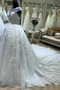 Robe de mariée A-ligne Formelle Naturel taille Soie Col Bateau - Page 2
