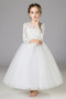 Robe Cortège Fille Longueur Cheville Appliques Manche Aérienne - Page 2