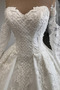 Robe de mariée Manche Longue Gaze Couvert de Dentelle Manche Aérienne - Page 4