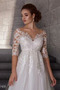 Robe de mariée Empire taille haute Appliques Train de balayage noble - Page 4