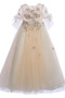 Robe Cortège Fille Été Cérémonial Glissière Couvert de Tulle Naturel taille - Page 6