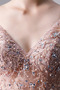 Robe de Soirée Naturel taille Sexy Corsage Avec Bijoux Sans Manches - Page 5