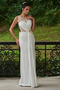 Robe de mariée Satin Mince Fourreau plissé Naturel taille Rivage - Page 4