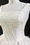 Robe de mariée Formelle Lacet Col Carré Naturel taille Traîne Mi-longue - Page 8