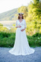Robe de mariée Tulle Fermeture éclair Luxueux Longueur ras du Sol - Page 1