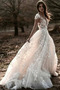 Robe de mariée Dos nu Sans Manches De plein air Naturel taille Fleurs - Page 5