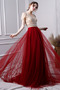 Robe de Bal Perle Sans Manches Mancheron A-ligne Tulle Col en V - Page 1