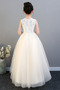 Robe Cortège Fille Tulle a ligne Formelle Fermeture éclair Sans Manches - Page 2
