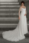 Robe de mariée Empire taille haute Corsage Avec Bijoux Elégant Plage - Page 3