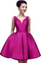 Robe de Cocktail Soie Epurée Lacez vers le haut Longueur Genou Été A-ligne - Page 12