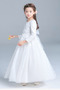 Robe Cortège Fille Manche de T-shirt Naturel taille Hiver Glissière - Page 4