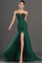 Robe de Soirée Jade Sans Manches Tube droit Glamour Chiffon Zip - Page 1