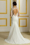 Robe de mariée Sirène Traîne Moyenne Plage Chiffon Zip Col Bateau - Page 3