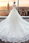 Robe de mariée Triangle Inversé Couvert de Dentelle Longue Manche Courte - Page 2