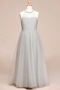 Robe Cortège Fille Tulle Sans Manches Gradins Col ras du Cou Naturel taille - Page 6