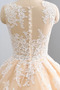 Robe de mariée Simple Fermeture éclair Tulle A-ligne Chapelle Naturel taille - Page 6