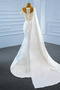 Robe de mariée Perles Longue Automne Fourreau Avec Bijoux Col Asymétrique - Page 2