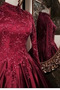 Robe de Bal Été Zip Satin Au Drapée a ligne Naturel taille - Page 2