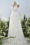 Robe de mariée Au Drapée Traîne Courte Col en V Foncé Chic Naturel taille - Page 1