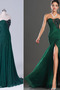 Robe de Soirée Jade Sans Manches Tube droit Glamour Chiffon Zip - Page 7