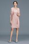 Robe Mère de Mariée Norme Zip Appliquer Mi-longues Luxueux A-ligne - Page 1