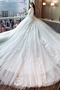Robe de mariée Tulle Appliques Epurée Automne Épaule Dégagée Eglise - Page 3
