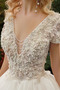 Robe de mariée Lacez vers le haut Perler Col en V Automne Manche de T-shirt - Page 5