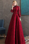 Robe de Soirée Manche Aérienne Trou De Serrure Printemps Manche Longue - Page 3