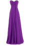 Robe Demoiselle d'Honneur Sans Manches col coeur Fermeture éclair Longueur au sol - Page 3