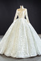 Robe de mariée Manche Longue Salle Naturel taille Manquant Sage Col Bateau - Page 3