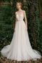 Robe de mariée Tulle A-ligne Glissière Jardin Multi Couche Perles - Page 1
